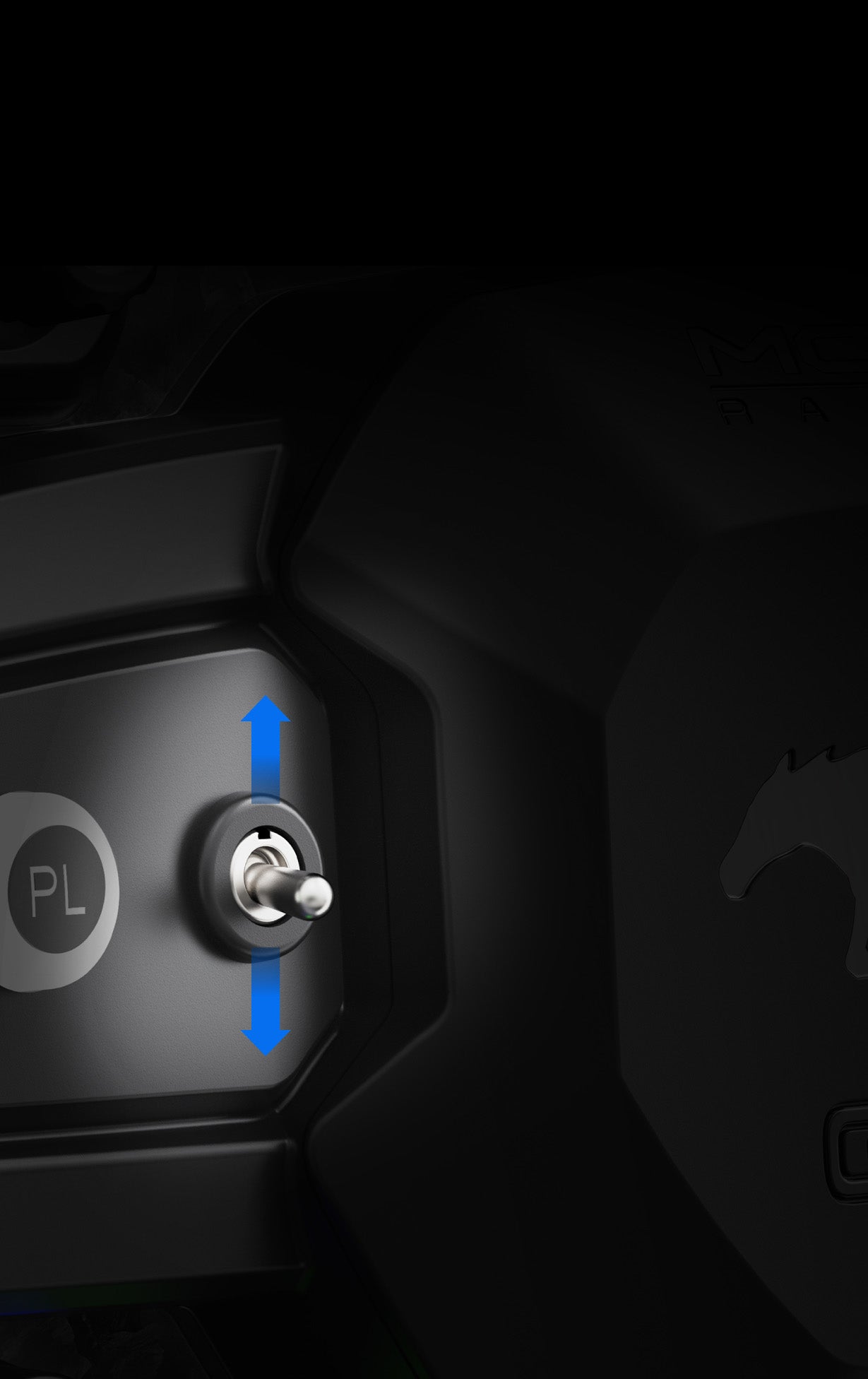 Moza Mustang GTD toggle switches